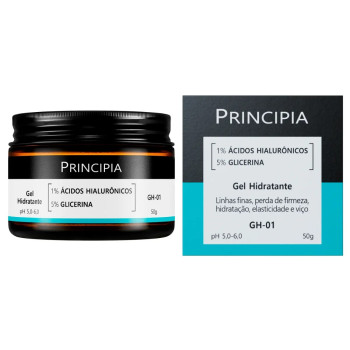 Gel Hidratante Principia GH-01 1% Ácidos Hialurônicos 5% Glicerina 50g
