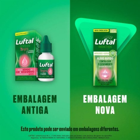 Luftal Simeticona 75mg/ml Gotas 15ml