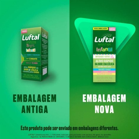 Luftal Infantil Simeticona 75mg/ml Gotas 15ml