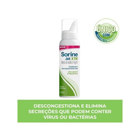 Solução Nasal Sorine XTM Jet 0,9% 100ml