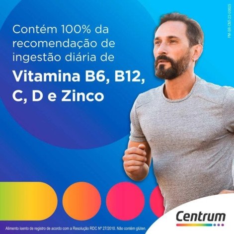  Polivitaminico Centrum Essentials Homem de A a Zinco 30 Comprimidos