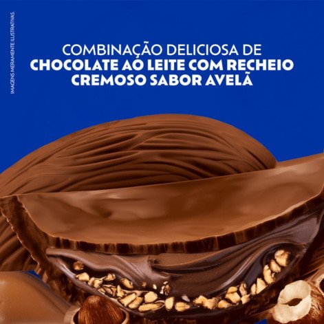 Ovo de Páscoa Lacta Tripla Camada Avelã 320g