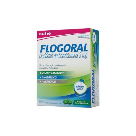 Flogoral Menta C/ 12 Past
