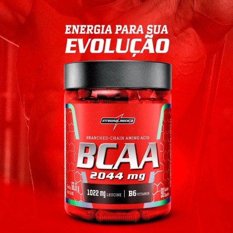 Bcaa 2044mg 90caps Integral Médica Aminoácido