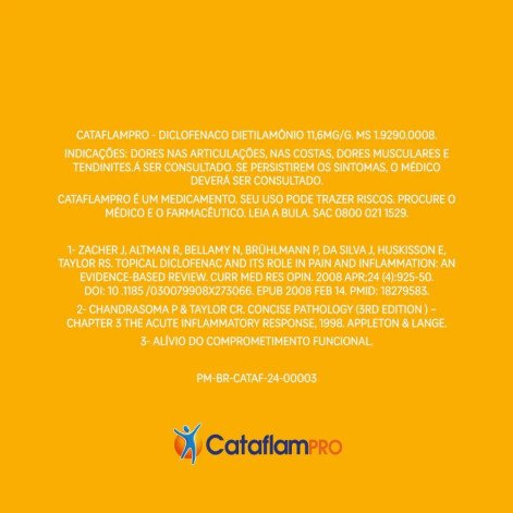 CataflamPRO Diclofenaco Dietilamônio 11,6mg/g Emulgel 30g
