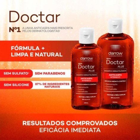 Shampoo Anticaspa Darrow Doctar Plus Intensivo 240ml