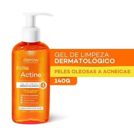 Gel de Limpeza Facial Darrow Actine Antioleosidade 140g