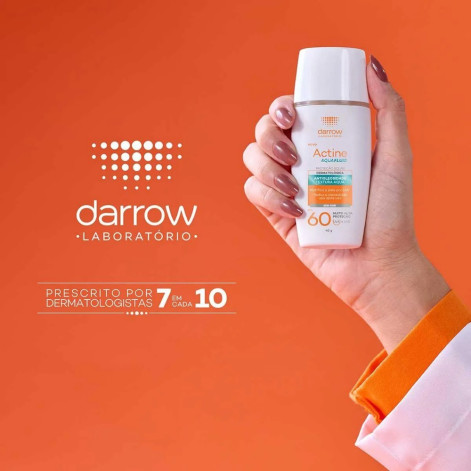 Protetor Solar Facial Darrow Actine Aquafluid FPS 60 40g