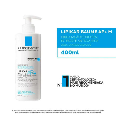 Creme Hidratante Corporal La Roche-Posay Lipikar Baume AP+M 400ml