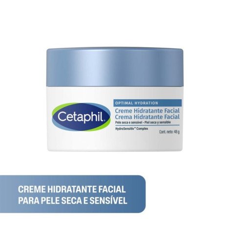 Creme Hidratante Facial Cetaphil Optimal Hydration Com Ácido Hialurônico 48g