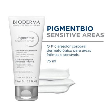 Creme Clareador Bioderma Pigmentbio Sensitive Áreas Sensíveis 75ml