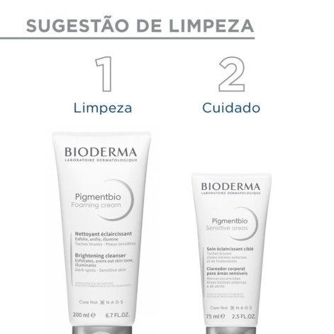 Creme Clareador Bioderma Pigmentbio Sensitive Áreas Sensíveis 75ml