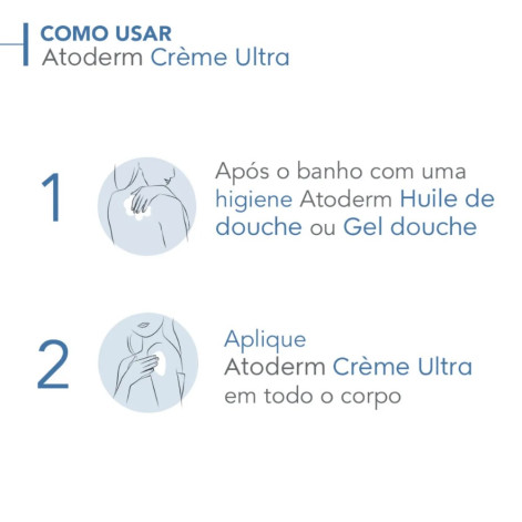  Creme Hidratante Atoderm Ultra 200ml