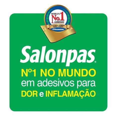Salonpas Pain Relief Patch com 5 adesivos