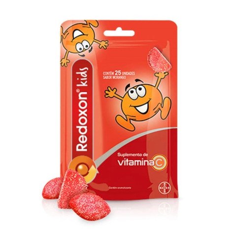 Vitamina C Redoxitos Morango 25 Gomas