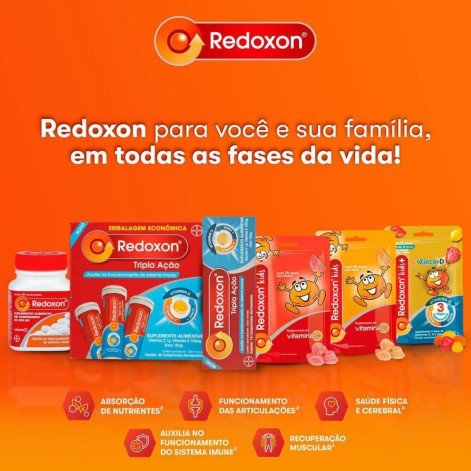 Vitamina C Redoxitos Morango 25 Gomas