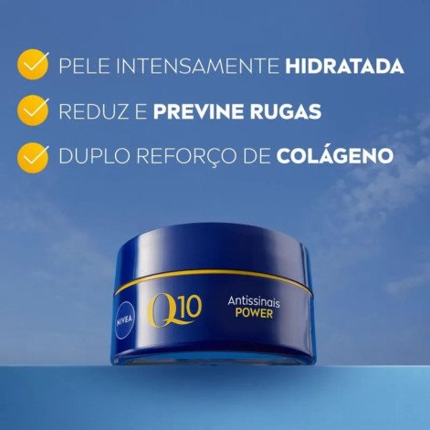 Creme Facial Nivea Q10 Power Antissinais Noturno 49g