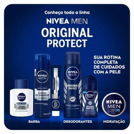 Espuma de Barbear Nivea Men Original Protect 200ml