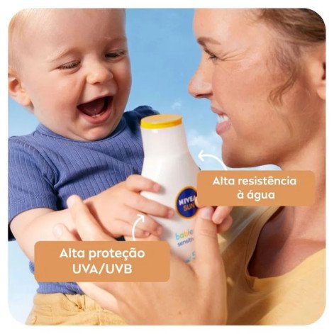 Protetor Solar Nivea Sun Babies E Kids Pele Sensível Fps 60 125ml