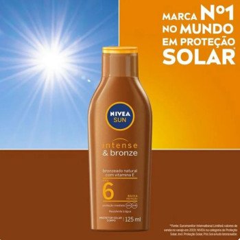 Loção Bronzeadora Nivea Sun Intense & Bronze Fps 6 125ml
