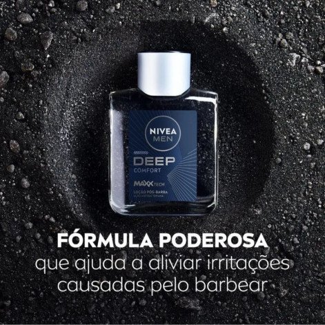 Locao Pos Barba Nivea Men Deep Black 100ml