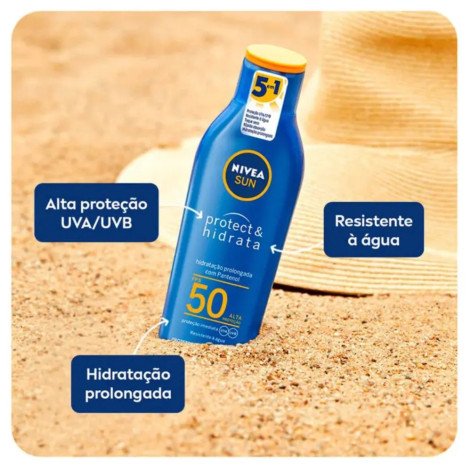 Protetor Solar FPS 50 Nivea Sun Protect & Hidrata 125ml