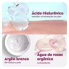 Sabonete, Esfoliante e Máscara Facial Nivea Aqua Rose 3 em 1 150ml