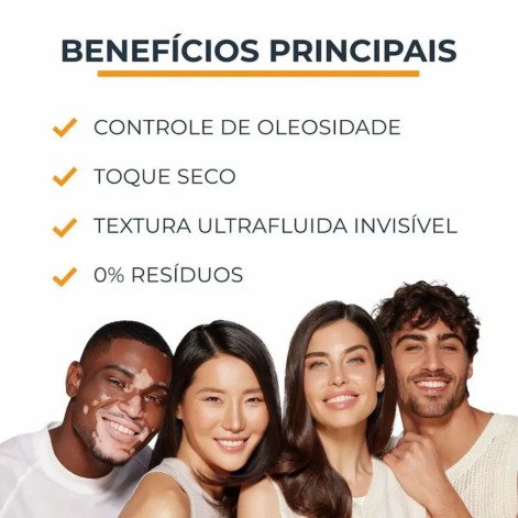 Protetor Solar Facial Fluido FPS 60 Eucerin Hydro Fluid 50ml