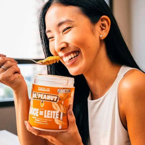 Pasta de Amendoim Com Whey Protein Doce de Leite 400g Dr. Peanut