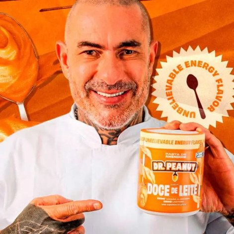 Pasta de Amendoim Com Whey Protein Doce de Leite 400g Dr. Peanut
