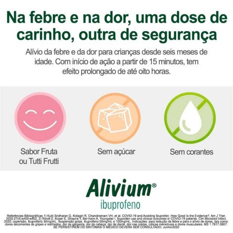 Alivium Infantil Ibuprofeno 50mg/ml Gotas 30ml