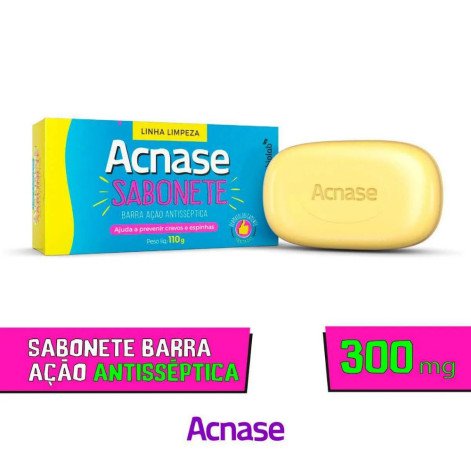 Sabonete Facial Acnase Ação Antisséptica com 110g