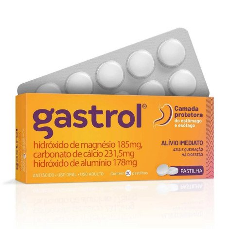Gastrol 20 Pastilhas Mastigáveis