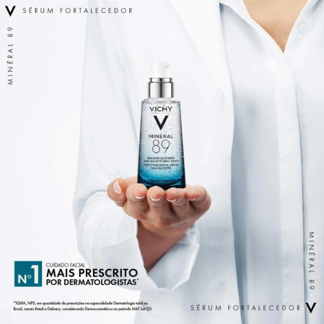 Sérum Fortalecedor Hidratante Facial Vichy Minéral 89 Daily Booster 50ml