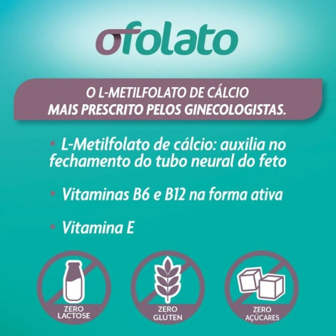 Polivitamínico Ofolato para Gestantes 30 comprimidos