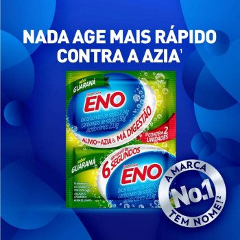  Sal de Fruta Eno Guaraná Pó Efervescente 5g 2 envelopes