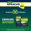 Apracur Duo 500mg + 2mg + 30mg 20 Comprimidos Revestidos