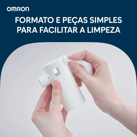 Inalador Nebulizador Portátil Omron Ne-u300 Inalar Mini Ultrassônico Silencioso Compacto Bivolt
