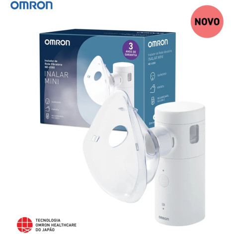 Inalador Nebulizador Portátil Omron Ne-u300 Inalar Mini Ultrassônico Silencioso Compacto Bivolt