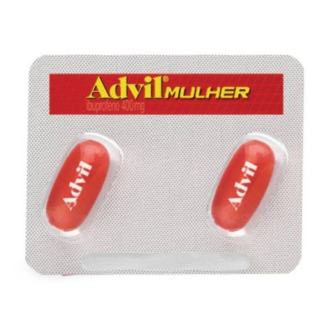 Advil Mulher Ibuprofeno 400mg 2 cápsulas