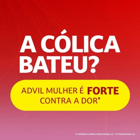 Advil Mulher Ibuprofeno 400mg 2 cápsulas