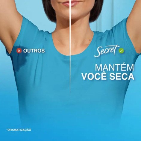 Desodorante Antitranspirante Stick Gel Secret Jasmine Feminino 48h 45g