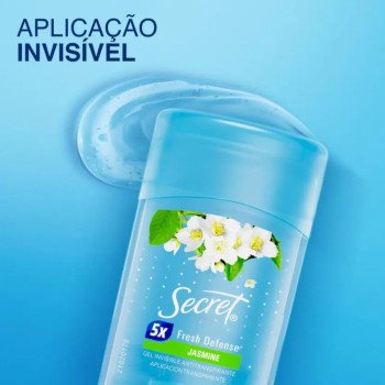 Desodorante Antitranspirante Stick Gel Secret Jasmine Feminino 48h 45g