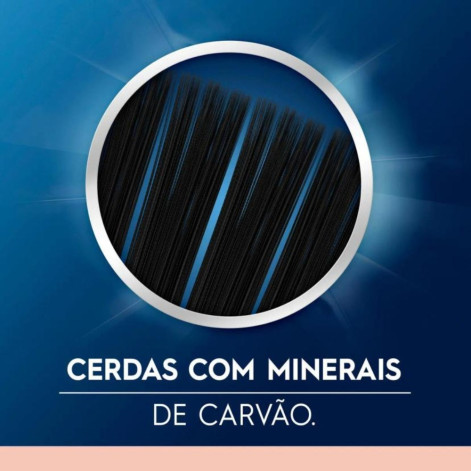 Escova de Dente Oral-B Purification Sensitive Cerdas Ultrafinas Minerais de Carvão 2 unidades