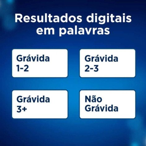 Teste De Gravidez Clearblue Digital Com Indicador de Semanas 1 Unidade