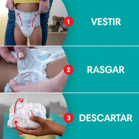 Fralda Pampers Pants Ajuste Total M 112 unidades