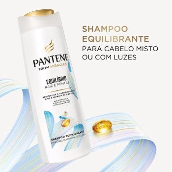 Shampoo Pantene Equilíbrio Raiz e Pontas Purificante 510ml