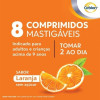Vitamina C + Zinco Cebion Para Levar Sabor Laranja 8 comprimidos mastigáveis