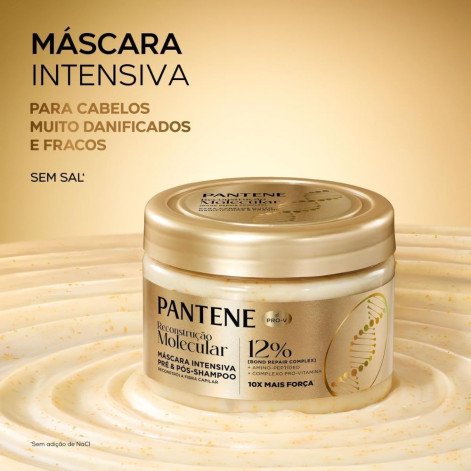 Pantene Pro-V Reconstrução Molecular Máscara Intensiva 270 ml