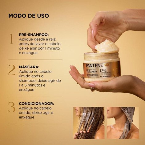 Pantene Pro-V Reconstrução Molecular Máscara Intensiva 270 ml
